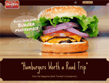 Tablet Screenshot of burgerhut.com